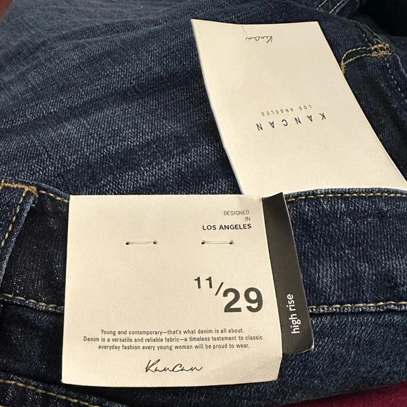 KanCan Flare Leg High Rise Jeans 11/29 NWT - Picture 8 of 14
